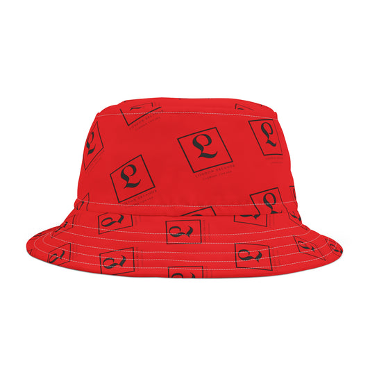 LONDON DREAMOR Red/Black Bucket Hat