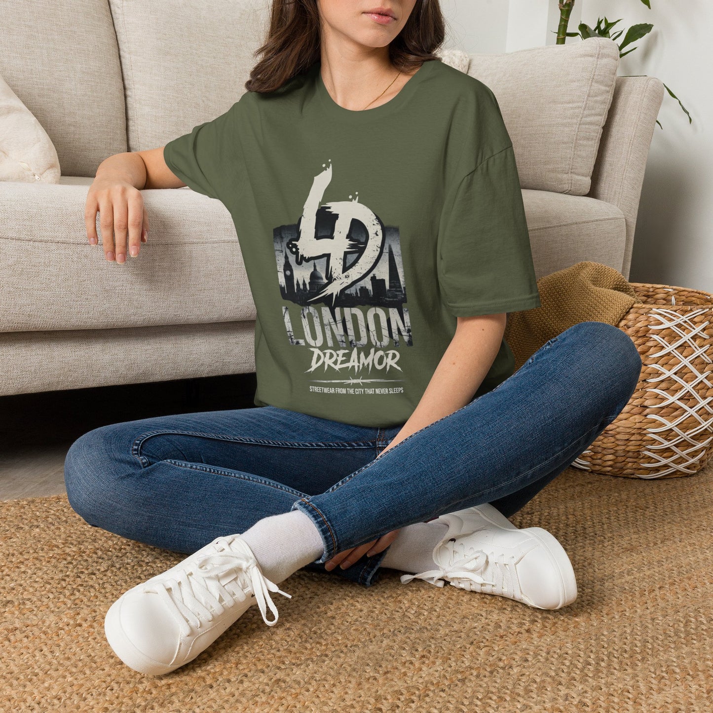 London Dreamer Graphic T-Shirt — 4D Skyline Logo