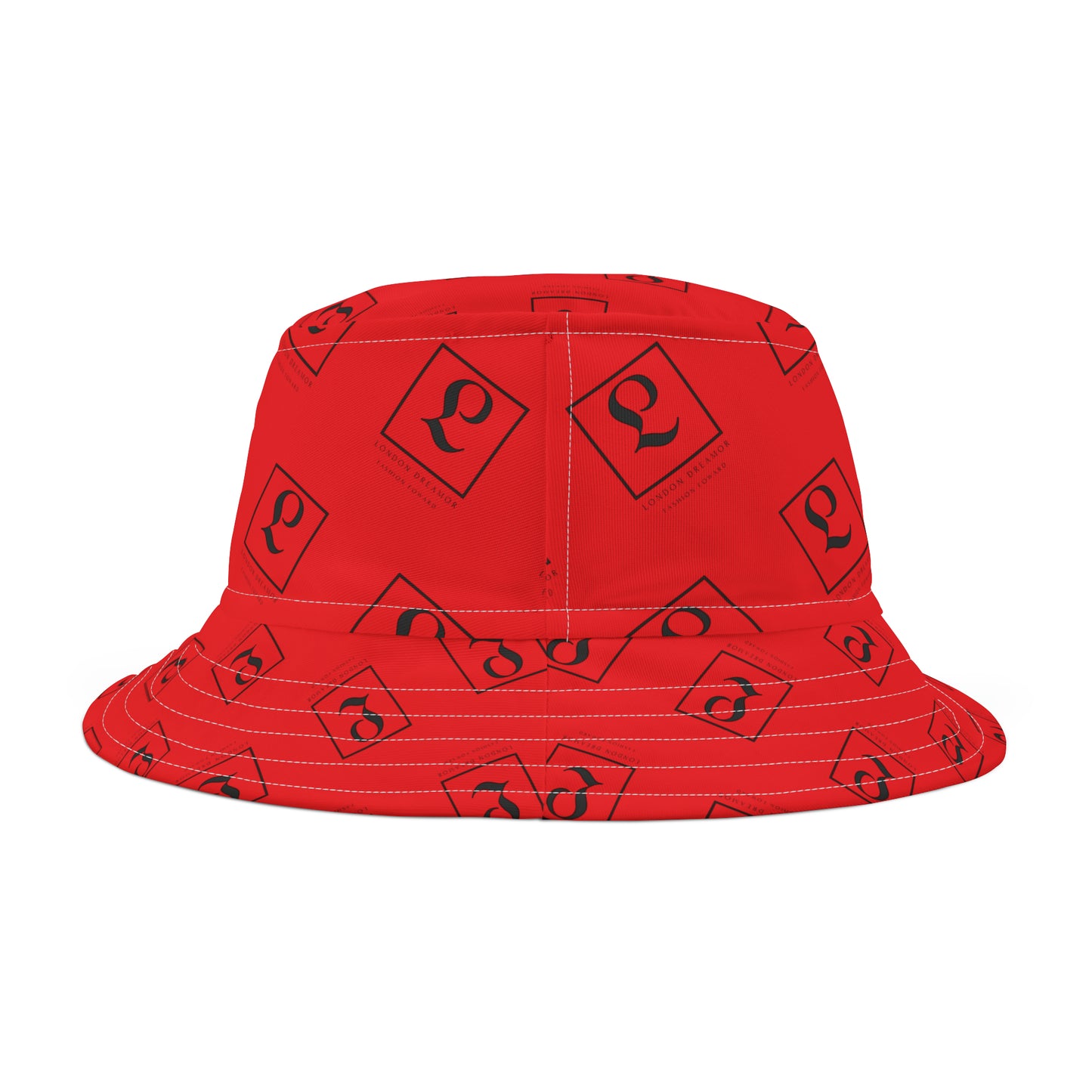 LONDON DREAMOR Red/Black Bucket Hat