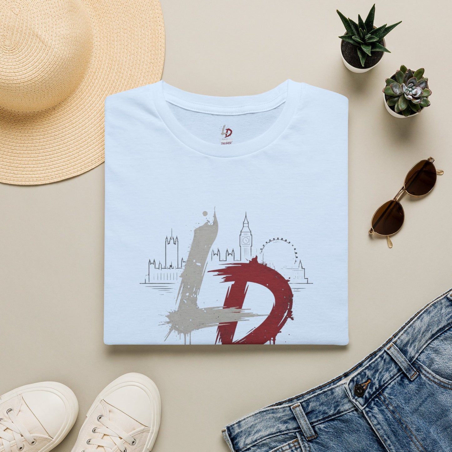 London Dreamer T‑Shirt — L/D Logo Graphic Tee