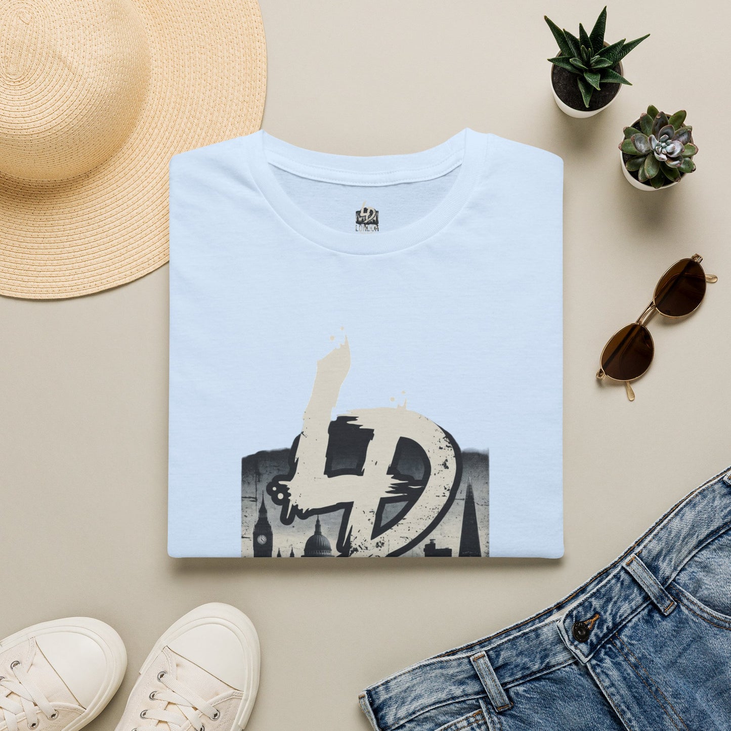 London Dreamer Graphic T-Shirt — 4D Skyline Logo