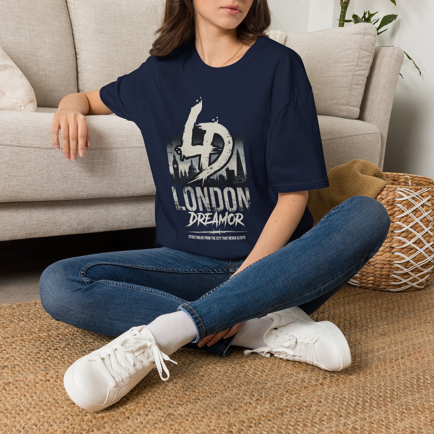 London Dreamer Graphic T-Shirt — 4D Skyline Logo