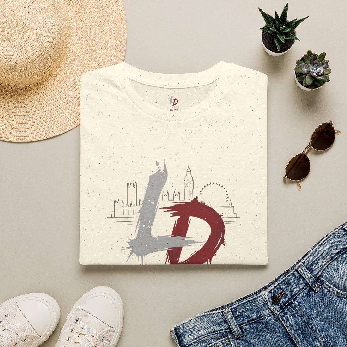 London Dreamer T‑Shirt — L/D Logo Graphic Tee