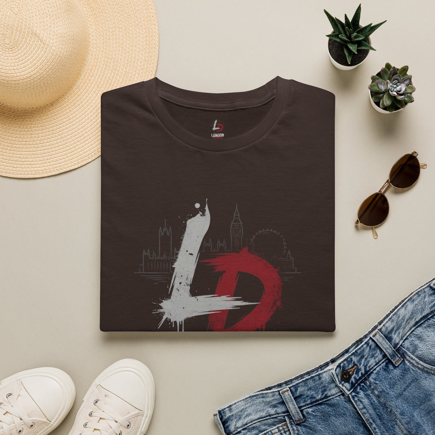 London Dreamer T‑Shirt — L/D Logo Graphic Tee