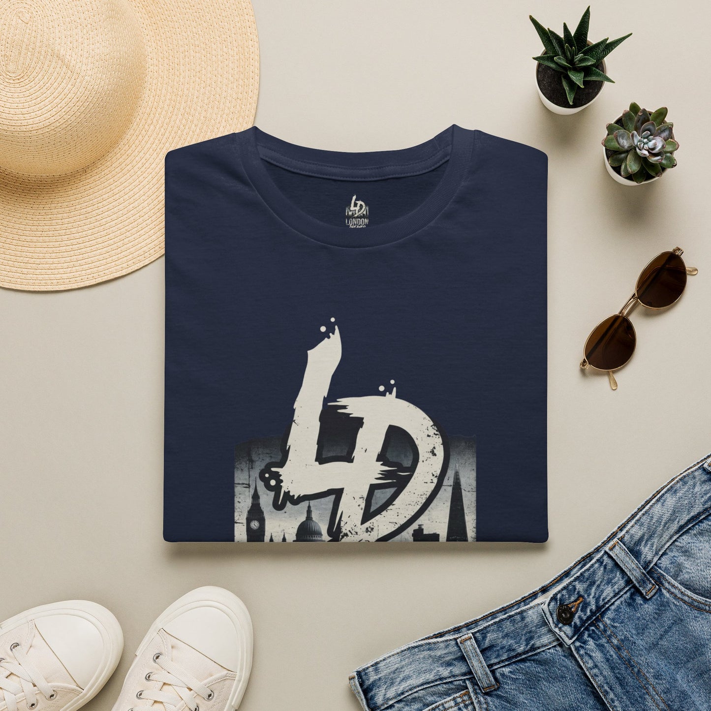 London Dreamer Graphic T-Shirt — 4D Skyline Logo