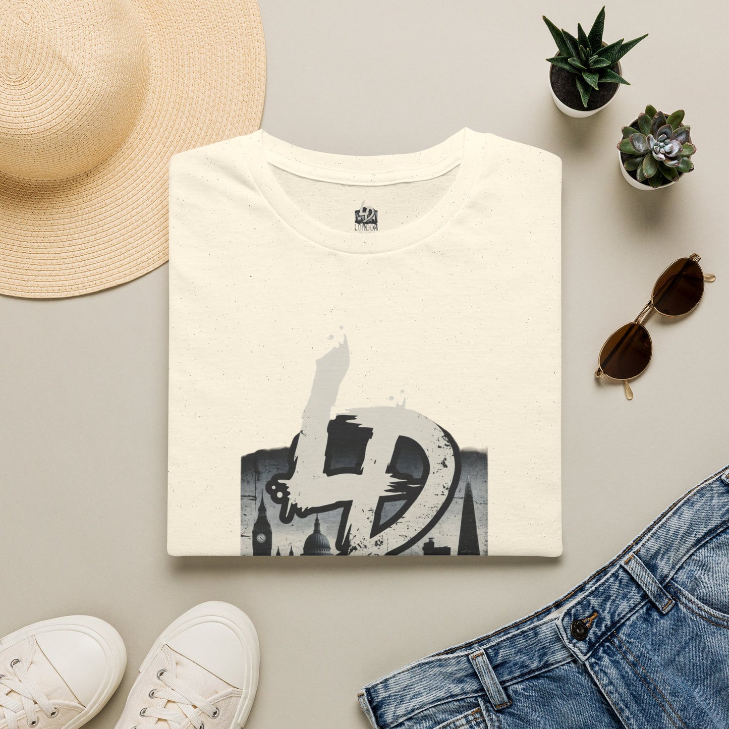 London Dreamer Graphic T-Shirt — 4D Skyline Logo
