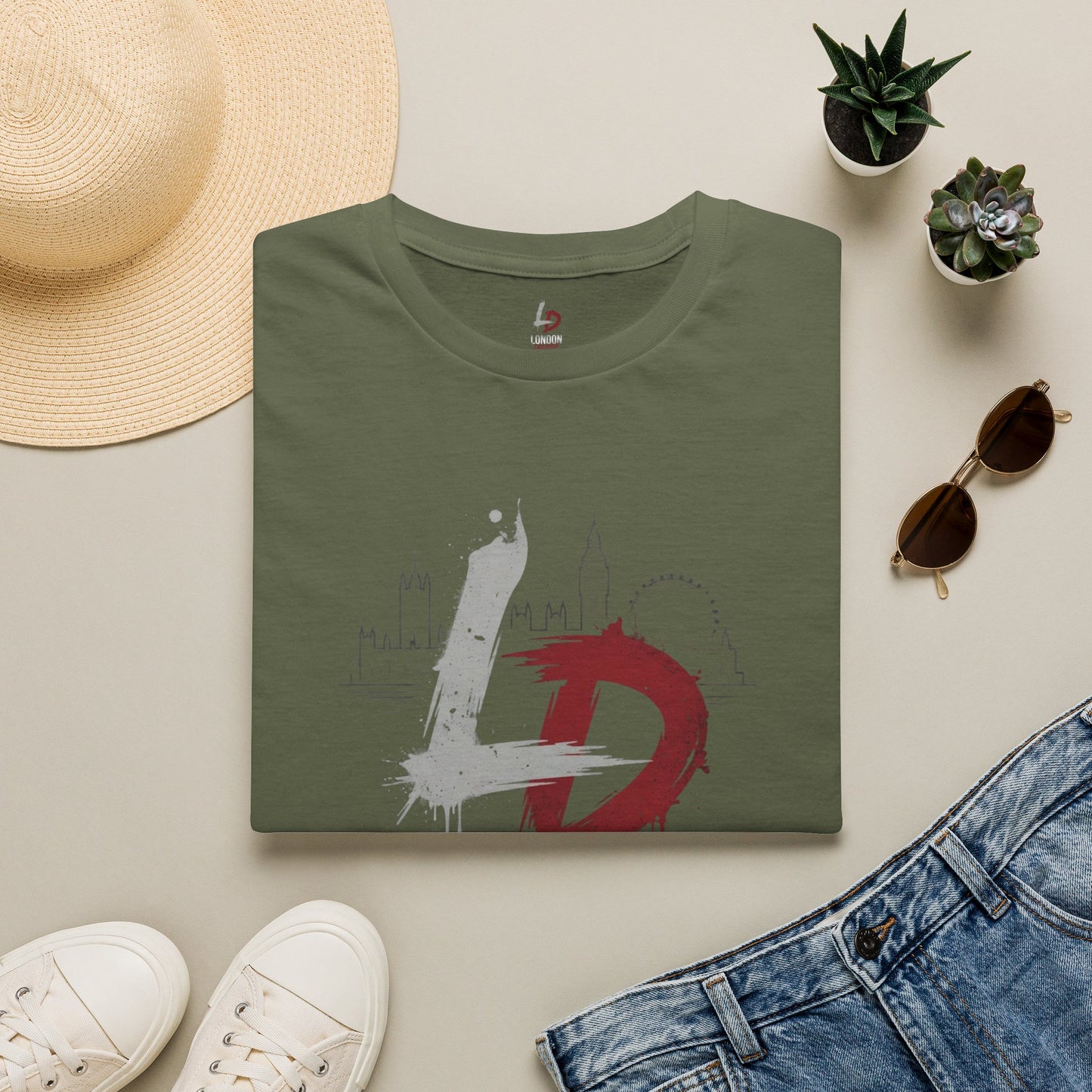 London Dreamer T‑Shirt — L/D Logo Graphic Tee