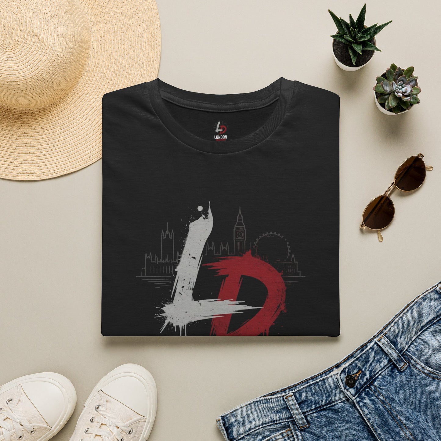 London Dreamer T‑Shirt — L/D Logo Graphic Tee